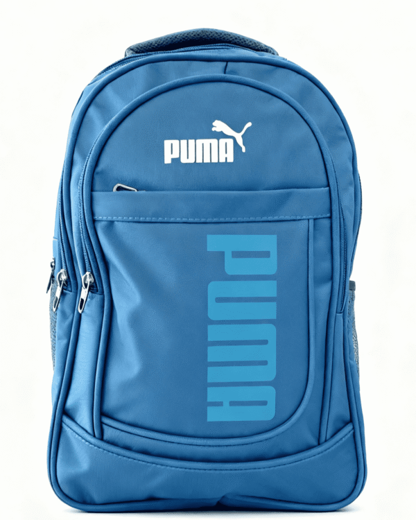 New PUMA 20"/37L | Laptop Bag | Double Compartment with Front Quick Access Pocket | Well- Padded Backpack | Side Water-Bottle Pocket | Unisex | Color: Teal
