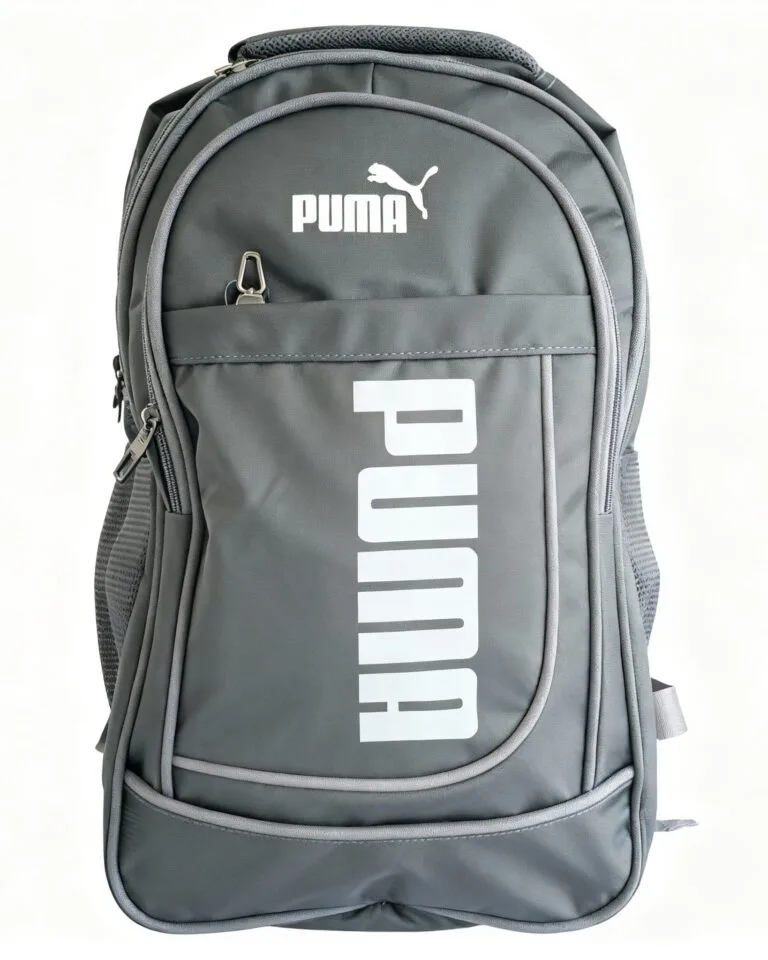 New PUMA 20"/37L | Laptop Bag | Fits up to 15.6” Laptop | Double Compartment with Front Quick Access Pocket | Well-Padded Backpack | Side Water-Bottle Pocket | Unisex | Color Grey
