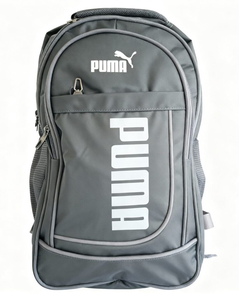 New PUMA 20"/37L | Laptop Bag | Fits up to 15.6” Laptop | Double Compartment with Front Quick Access Pocket | Well-Padded Backpack | Side Water-Bottle Pocket | Unisex | Color Grey