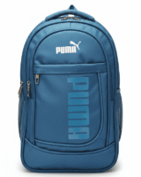 New PUMA 20"/37L | Laptop Bag | Double Compartment with Front Quick Access Pocket | Well- Padded Backpack | Side Water-Bottle Pocket | Unisex | Color Blue