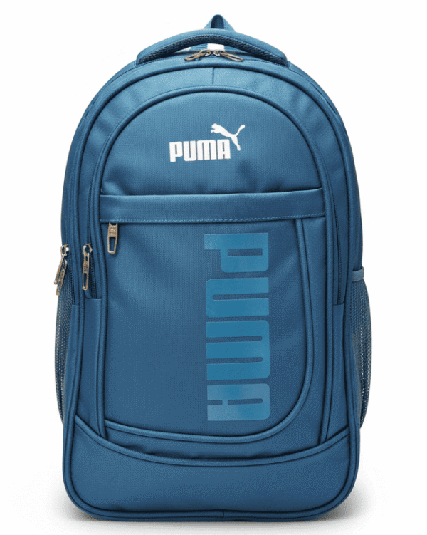 New PUMA 20"/37L | Laptop Bag | Double Compartment with Front Quick Access Pocket | Well- Padded Backpack | Side Water-Bottle Pocket | Unisex | Color Blue