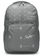 Skybags Grey Polka‑Dot Backpack 21"/35L | Clean Minimal Look | Front Utility Pocket | Side Mesh | Work & College Use