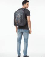 Skybags Grey Arctic‑Fox Backpack 20"/24L | Clean Minimal Look | Front Utility Pocket | Side Mesh | Work & College Use